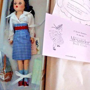 Madame Alexander Dorothy and Her Ruby Slippers Wizard of Oz Cissette  50215 10"